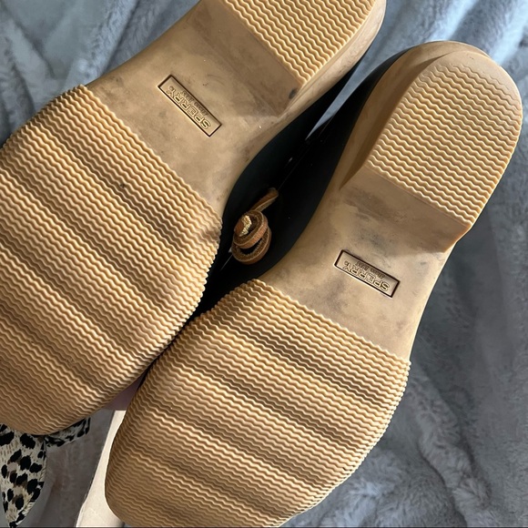 Perry Saltwater Tan Dark Brown Duck Boots - Picture 5 of 8